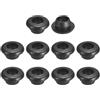 QUARKZMAN 30pz Passacavo 8mm ID 10mm Guarnizione per Cavi Passacavo in Gomma Gommini Passacavo Elettrico per Firewall Guarnizione per Cablaggio Elettrico, Nero