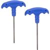 QUARKZMAN 2pz H3 T-Manico Esagonale Chiave Inglese 3mm S2 Acciaio T-Key Interno Esagono pinze Riparazione Strumento