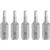QUARKZMAN 5pz H2.5 Punta Cacciavite Esagonale 1/4 Attacco Esagonale 25mm/1 Lunghezza Testa Esagonale Magnetica in Acciaio S2 Punta Cacciavite