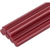QUARKZMAN 6Pz Stick Colla a Caldo Mini per Pistola per Colle 11mm x 100mm Colla a Caldo Bastoncini Grandi Ricariche, Rosso Vino