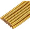 QUARKZMAN Mini Stick Colla a Caldo per Pistola Colla a Caldo 7mm x 100mm Oro Glitterato 12pz