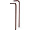 QUARKZMAN 2pz T30 Chiavi a Stella con Chiave Torx a Prova di Manomissione 126mm/4,96 Lunghezza Braccio Forma L Chiave 6 Punti Acciaio S2 Strumento Manuale per Riparazioni Automobilistiche