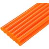 QUARKZMAN Mini Stick Colla a Caldo per Pistola Colla a Caldo 7mm x 200mm Arancione 12pz