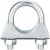 QUARKZMAN Marmitta Bullone U Morsetti per 25mm(1) Diametro Scarico Coda Tubo, 1pz Scarico U Morsetto Sella Tipo Bullone U Morsetti