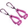 PATIKIL Guanto Protezione, 2pz Guanti Afferra Cattura Evita Perdita Gancio Clips Supporto Caschetto Appeso per Costruzione Laboratorio, Rosa