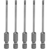 QUARKZMAN 5pz SL3 Punte per Cacciavite a Taglio Magnetica 3mm S2 Punta Cacciavite a Testa Piatta Acciaio 1/4 Grado Industriale Gambo Esagonale 3 Lungo per Rimuovere Viti Fissaggio