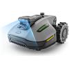 MAMMOTION YUKA mini 2 500 Robot Tagliaerba senza Filo Perimetrale, Nessuna Perdita di Segnale, Senza RTK, Visione AI Tri-Cam, DropMow, Mappatura Auto Multi-zona