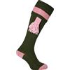 JACK PYKE Calzini da donna da tiro, rosa, 38-40, rosa, 6-9