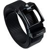 VRLEGEND Cinture per Uomini Cricchetto Tactical Nylon Cintura Grande e Alto Utility Jeans Mens Cintura Cintura Regolabile Auto Slide Fibbia Nero 44/47 vita