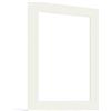 JUNOMI® Passepartout 40x50 cm Dimensioni Esterne - per Formato Immagine A3 (29,7x42 cm) - Spessore 1,5 mm - Colore Bianco Crema