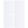 QUARKZMAN 4Pcs Toppe in Ferro per Riparazione 5x4 Pollici Bianco | Abbigliamento, Toppa Di Riparazione Tessuto In Cotone Per Vestiti Pantaloni Borse