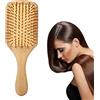 GZXYUAN Pettine da massaggio antistatico da donna in bambù naturale e legno