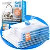 SilverRack Set di Sacchetti Sottovuoto [6 Pezzi] in 2 Misure (3x 60x80 cm / 3x 80x100 cm) - Per Abbigliamento e Piumini