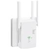 Mapille Ripetitore WiFi Potente Per Casa, 1200Mbps WiFi Extender Dual Band 5GHz & 2,4GHz con 4 Antenne, Porta Ethernet, WPS, Amplificatore Wifi Supporta Modalità Ripetitore/Router/AP (Bianco)