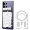Spigen Ultra Hybrid MagFit+ Portafoglio Magnetico Compatibile con Samsung Galaxy S26 & S25 Serie, S25 Edge e Z Fold 7 - Trasparente