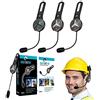 BuddyChat Trio - Citofono con 3 moduli auricolari Bluetooth con portata fino a 1 km - vivavoce con cancellazione del rumore DSP e connessione smartphone