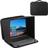 HoYiXi Parasole universale per computer portatile, per lavori all'aperto, protezione solare riflettente, per MacBook/Hp/Dell/Acer/Asus PC, Laptop Sun Shade Sleeve,Nero