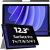 Mamol Filtro per la privacy magnetico compatibile con Microsoft Surface Pro 7+/7/6/5/4/3, rimovibile protezione schermo superficie Pro 4/5/6/7, pellicola anti sguardo/filtro luce blu superficie pro 12.3