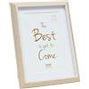 Deknudt Frames S46WG3P1_10.0x15,0 - Cornice portafoto in Resina, 10 x 15 cm, 7 x 10 cm, Colore: Naturale/Bianco