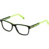 Fila VFI304 Occhiali, Nero/Acid Green W/Coloured Givenchy, 51 Uomo, Black/Acid Green W/Coloured Givenchy