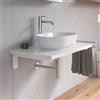 Duravit Plinero top con lavabo Luv, 0379500000+PL8202022220000+2#BN000001, Plinero; Luv [Mobili da Bagno > Top con Lavabo da Appoggio]