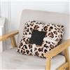 Lukery Coperta Plaid Pile di Flanella 70x100 cm, Calda Morbida Singolo Leopardo Coperta Divano | Blanket per Invernale Divano, Letto, Viaggi