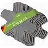 Coolinato - Set di 9 protezioni per padelle in silicone 35 cm grigio - Sottopentola universale, per padelle e pentole - Sottopadella e protezione termica lavabile in lavastoviglie e senza BPA