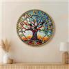 CHGCRAFT Orologio da Parete Albero della Vita 30cm A batteria Silenzioso Non Ticchetta Orologio Decorativo Rotondo per la decorazione della casa e dell'ufficio