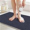 BLESWIN Tappeto Doccia Antiscivolo 40x60 cm a Drenaggio Veloce, Tappetino Bagno Antiscivolo Morbido, Tappeto Antiscivolo da Bagno con Superficie Antimuffa e Asciugatura Istantanea Blu