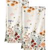 AstraGlam panni in microfibra per la cucina - 2 pezzi strofinacci 45 x 66 cm, asciugamani primaverili con motivo floreale retrò, morbidi e assorbenti, design estetico, accessori e decorazioni per