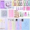 YURROAD Quilling Kit Completo con Carta e Strumento 900 Strisce Quilling Paper 5mm 18pcs Set Quilling Attrezzi con Penna Quilling Tavoletta per Quilling Scheda Modello Strumenti Quilling di Carta