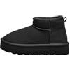 ONLY Onlfelicia Teddy Lined Platform Boot, nero, 38 EU, Nero, 38 EU