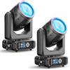 Does not apply 2 Unità 200W Teste Mobili LED DJ Luci Beam Spot Zoom, 18 Prismi Illuminazione Pa