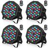 Does not apply 4PCS RGB Par LED Batteria Ricaricabile, 72W Luce Da Palco Esterni Con Telecomand