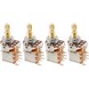 Musiclily Pro Metrica A500K Potenziometro Push-Push Split Shaft 4 Pezzi