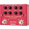 SONICAKE Pedale Overdrive Doppio Canale Overdrive/Boost/Distortion 3 Modalità Circuito Puro Analogico True Bypass 4 Manopole per Canale QDS-08