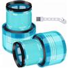 Syxtidy Filtro di ricambio per aspirapolvere Dyson V15 Detect V11 Animal | Verde, confezione da 2 filtri per Dyson V15 Detect, Absolute, Detect+, V11 Animal, Torque Drive, Complete Vacuum