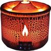 ThreeH Umidificatore vulcano fiamma con diffusore di aromi 2 modalità nebbia 7 colori LED per ambienti 20m²