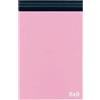 delka Buste postali resistenti, in poliestere, rosa, resistenti agli strappi, per vestiti, documenti, forte adesivo autosigillante, impermeabili e leggere (6 x 9, 25 pezzi)