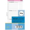 BIND B570226 - Inserto per calendario settimanale, formato A7, con timer, anno 2026, 1 settimana/2 pagine, calendario con sistema, calendario per agenda e agenda standard