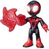 SPIDEY AND HIS AMAZING FRIENDS Hasbro Marvel, Spidey e i suoi fantastici amici, Miles Spin Morales, giocattolo con accessorio, action figure da 7,6 cm, giocattoli di supereroi per bambini e bambine, dai 3 anni in su