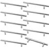 YHSKJCD 10 Pezzi Maniglie per Mobili da Cucina 128MM, Maniglie Cucina Inox, Ricambi e Maniglie per Mobili da Cucina