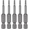 QUARKZMAN 5pz H2,0 Chiavi a Brugola per Punte da Trapano 2mm Punte Metriche Piane 1/4 Attacco Esagonale 50mm (2) Punta Cacciavite Esagonali Magnetico Lungo Industriale per Viti