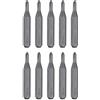 QUARKZMAN 10pz Punte Cacciavite PH00 Phillips 5/32 Esagonale 28mm Lunghezza Punte Incrociate Magnetiche in Acciaio S2 per Cacciaviti Elettrici Manuali Riparazione di Precisione