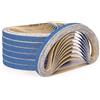 Shineboc Nastri Abrasivi 13 x 457 mm,40 Pezzi Nastro Abrasivo 80 Grane Carta Abrasiva per Levigatrice a Nastro per Lucidare Metallo, Legno
