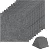 CAAGGMM Piastrelle Autoadesive per Moquette, 10 Pezzi Tappeto Morbido, 30 x 30 cm Moquette Pavimento, Tappeti Adesiva, per Ufficio, Soggiorno, Bagno, Cucina(Grigio Chiaro)