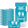 KALBIGRO 12 Pezzi Sacco Urina Monouso 750ml, Orinatoio Portatile Auto per Uomo, Donna e Bambini, Sacchetti per Urina in Viaggio con Gel Assorbente, Contenitore Usa e Getta Urina per Campeggio ed Emergenza