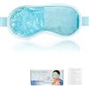 Zequech Maschera per gli Occhi In PVC, Gel Face Mask, Maschera per gli Occhi in Gel Riutilizzabile, Terapia Freddo Caldo per Allevia L'affaticamento degli Occhi, Occhi Gonfi, Cerchi Scuri, Mal Testa