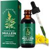 CUZZYDUNJYNN Mullein Leaf Extract,Estratto di Foglie di Verbasco,Pulizia naturale, stile di vita sano vegetariano 60ML