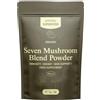 Everyday Superfood Polvere biologica di sette funghi da 100 g, 7 funghi inclusa criniera di leone, adatta per cucinare e bevande al caffè